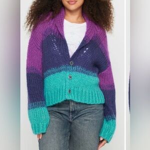 Spiritual gangster Royce stripe cardigan